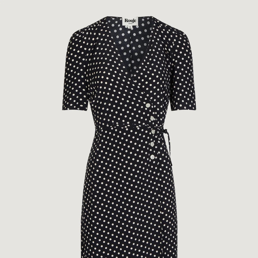 Rouje Gabin dress Black & White Polka dot Size 40